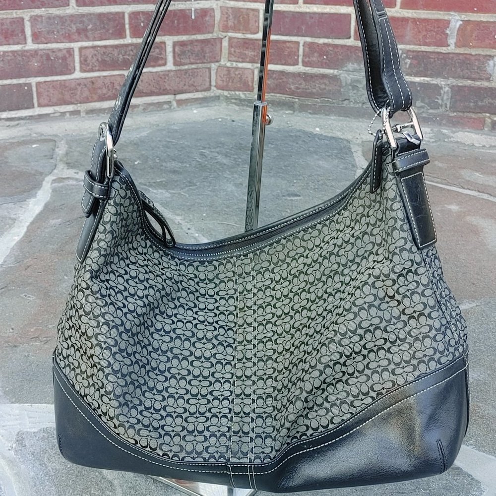Vintage Coach Mini C Signature Shoulder/ Crossbody Bag F11395